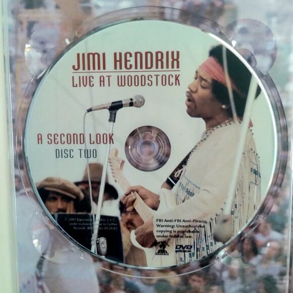 JIMI HENDRIX "Live At Woodstock" Definitive Deluxe 2-Disc DVD Set - Picture 7 of 8